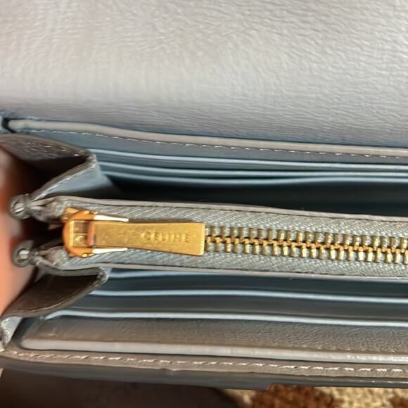 Celine Large Flap Multifunction gray taupe wallet - Picture 6 of 10